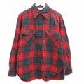 XL★古着 ウールリッチ WOOLRICH 長袖 ウール シャツ メンズ 80…