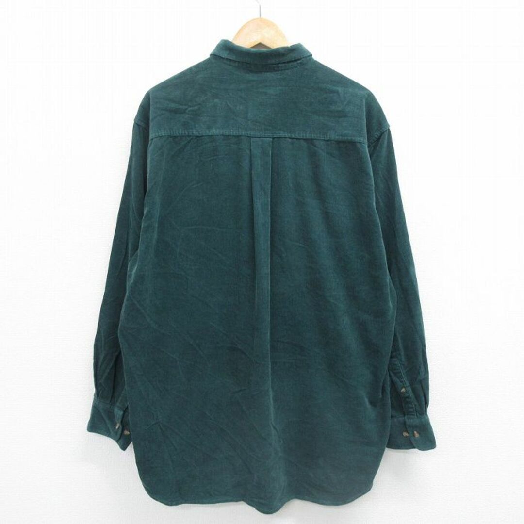 XL☆古着 長袖 シャツ メンズ コーデュロイ 大きいサイズ XL☆古着 長袖 シャツ メンズ コーデュロイ 大きいサイズ