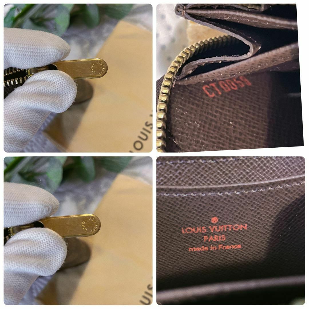 LOUIS VUITTON(ルイヴィトン)の超美品 ヴィトン N63070 ダミエ ジッピー コインケース ミニ財布 メンズのファッション小物(コインケース/小銭入れ)の商品写真