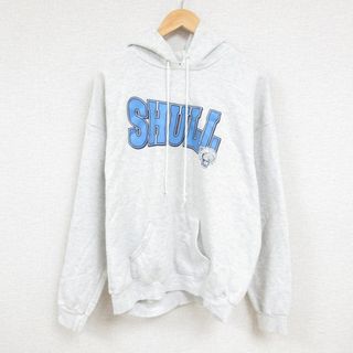 リー(Lee)のXL★古着 リー Lee 長袖 スウェット パーカー メンズ 90年代 90s SHULL トラ USA製 薄グレー 霜降り 23nov16 中古 スエット トレーナー トップス(パーカー)