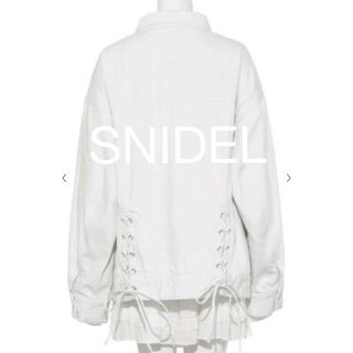 スナイデル(SNIDEL)のSNIDEL オーバーサイズレースアップGジャン(Gジャン/デニムジャケット)