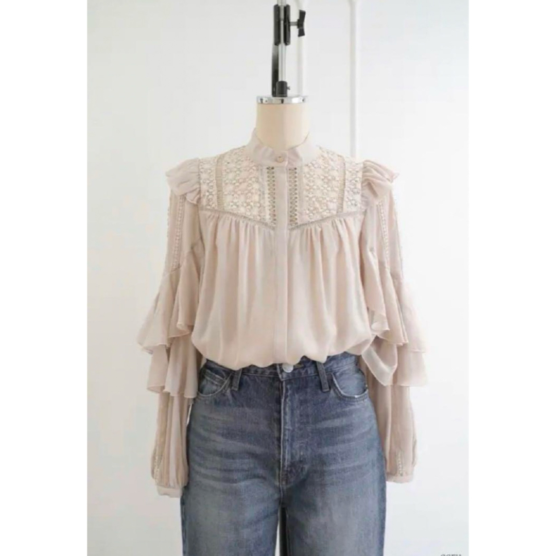 Her lip to(ハーリップトゥ)の新品♡定価16500円Herlipto♡Easy To Love Blouse レディースのトップス(シャツ/ブラウス(長袖/七分))の商品写真