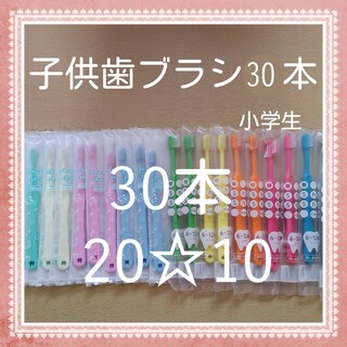 【188】歯科専売　子供歯ブラシ「ふつう30本」(歯ブラシ/歯みがき用品)