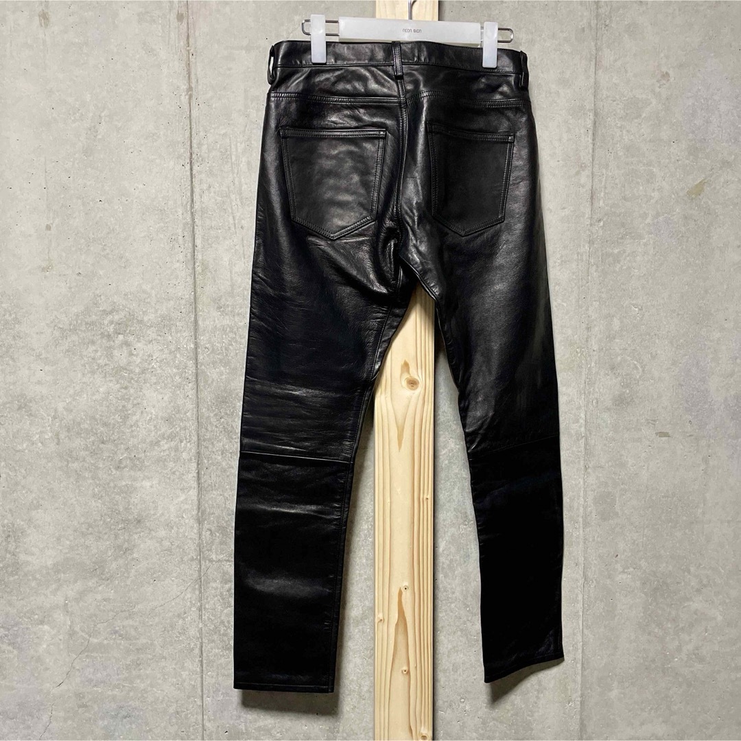 LAD MUSICIAN(ラッドミュージシャン)のLADMUSICIAN HORSE LEATHER PANTS レザーパンツ メンズのパンツ(その他)の商品写真