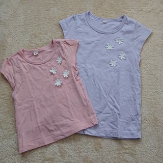 ニシマツヤ(西松屋)のＴシャツ 2枚セット 姉妹 女の子(Ｔシャツ)