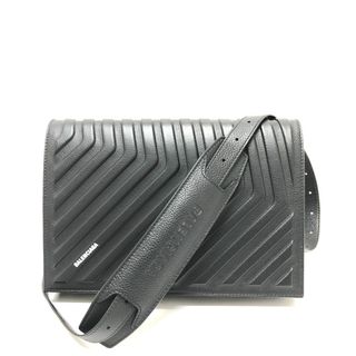 バレンシアガ(Balenciaga)のバレンシアガ BALENCIAGA Car Flap カー フラップ 679465 斜め掛けバッグ ショルダーバッグ レザー ブラック(ショルダーバッグ)