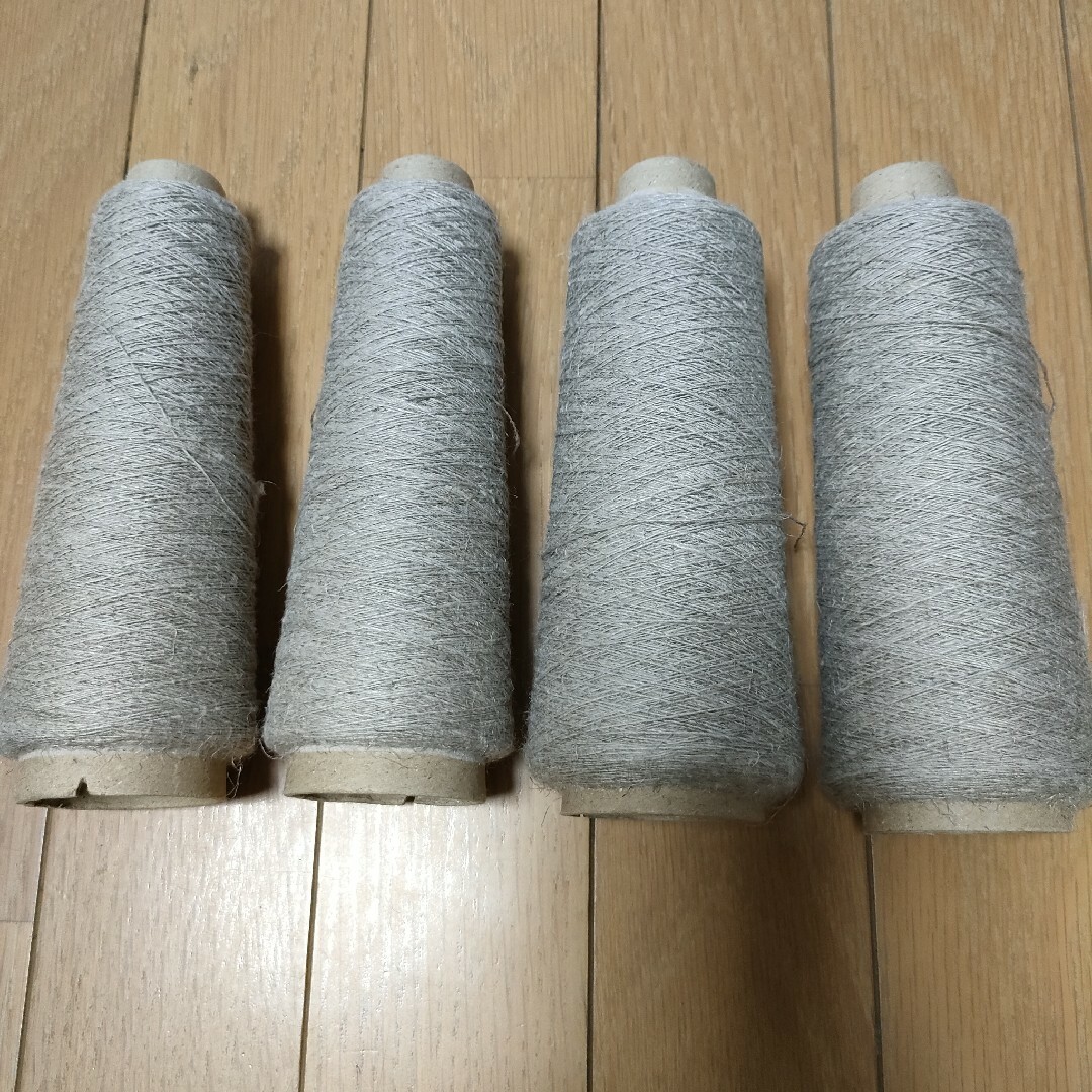 麻リネン100%　コーン巻４本セット ハンドメイドの素材/材料(生地/糸)の商品写真