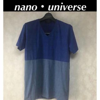 ナノユニバース(nano・universe)のナノユニバース　Tシャツ ナノユニバース　ブルー(Tシャツ/カットソー(半袖/袖なし))