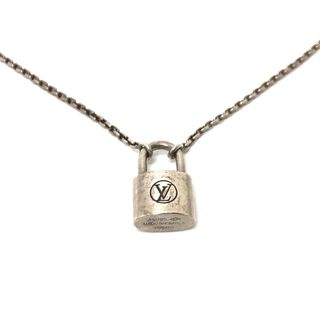 ルイヴィトン(LOUIS VUITTON)のルイヴィトン LOUIS VUITTON パンダンティフ・ロックイット Q93559 アクセサリー 南京錠モチーフ ネックレス SV925 シルバー(ネックレス)