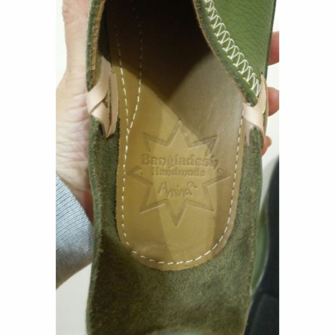 チャイハネ(チャイハネ)の革のバブーシュ★キャメル レディースの靴/シューズ(サンダル)の商品写真