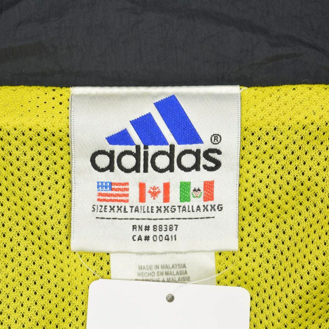adidas(アディダス)の【ADIDAS】90s ジップアップロゴナイロンジャケット メンズのジャケット/アウター(ナイロンジャケット)の商品写真