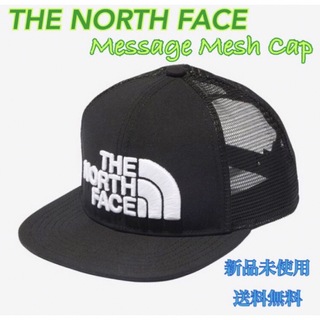 THE NORTH FACE - ノースフェイス メッセージメッシュキャップ ブラック 新品 タグ付き