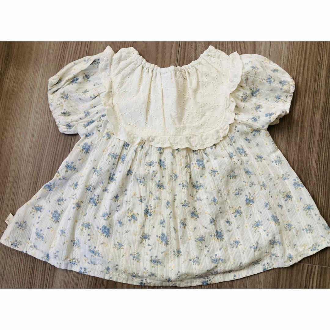 バースデイ(バースデイ)のバースデイ 花柄 トップス 95 キッズ/ベビー/マタニティのキッズ服女の子用(90cm~)(Tシャツ/カットソー)の商品写真