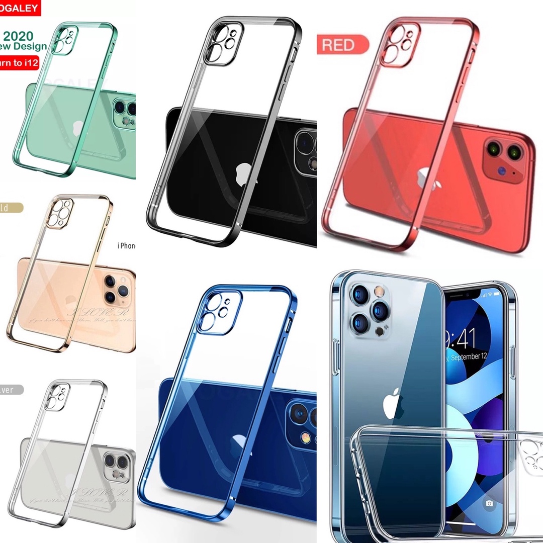 売れてます‼️クリア 透明 メタリック シンプル iPhone ケース  スマホ/家電/カメラのスマホアクセサリー(iPhoneケース)の商品写真