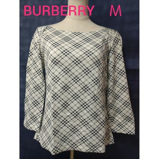 バーバリー(BURBERRY)のバーバリー  長袖トップス スクエアネック サイズ2(カットソー(長袖/七分))