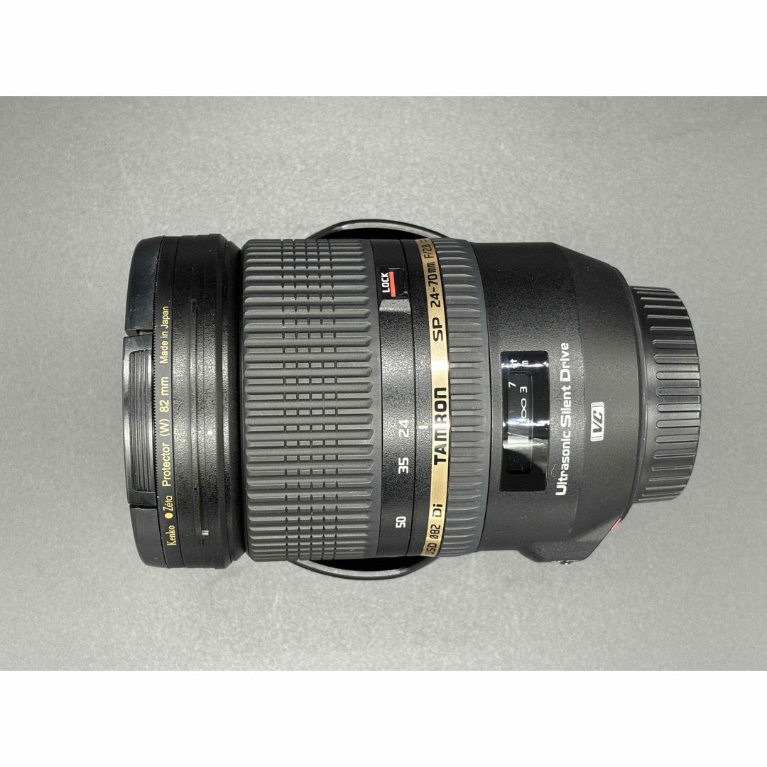 TAMRON(タムロン)の〈中古美品〉タムロンSP 24-70mm F2.8 VCキヤノン EFマウント用 スマホ/家電/カメラのカメラ(レンズ(ズーム))の商品写真