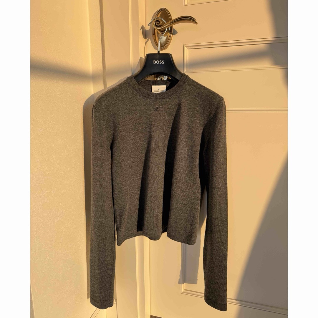 Courreges(クレージュ)のCourreges クレージュ　LIGHT WOOL SWEATER レディースのトップス(ニット/セーター)の商品写真