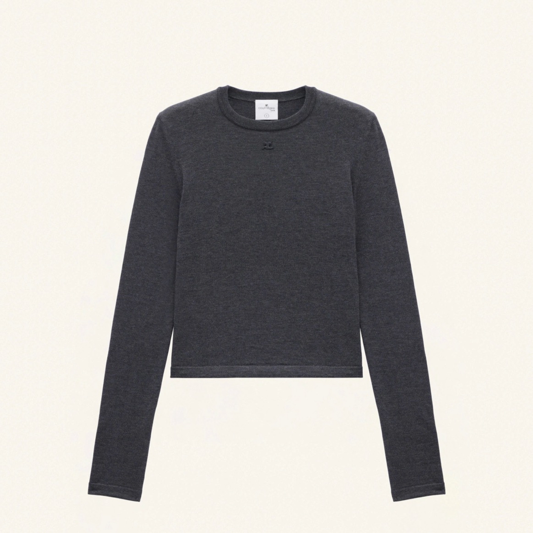 Courreges(クレージュ)のCourreges クレージュ　LIGHT WOOL SWEATER レディースのトップス(ニット/セーター)の商品写真