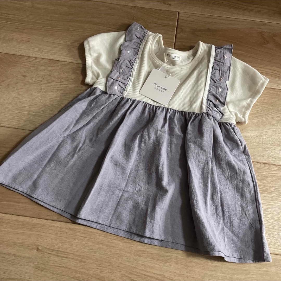 しまむら(シマムラ)の新品　しまむら　カットソー キッズ/ベビー/マタニティのキッズ服女の子用(90cm~)(Tシャツ/カットソー)の商品写真