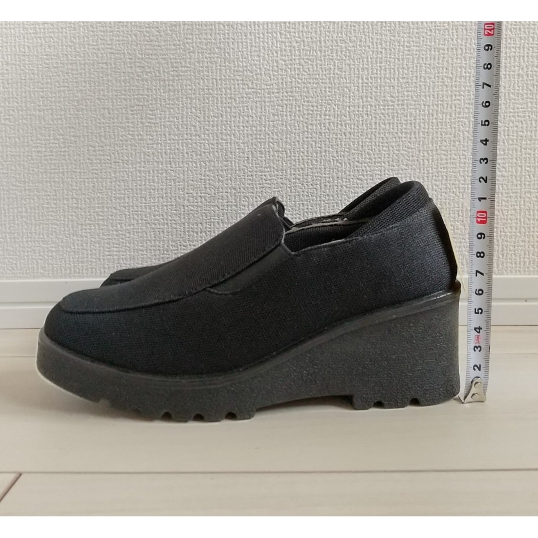 （803）B CLUB ブラック 厚底シューズ（22.5cm） レディースの靴/シューズ(その他)の商品写真