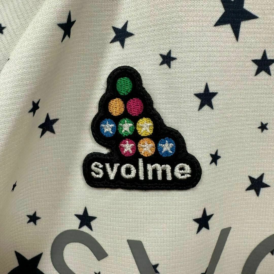 Svolme(スボルメ)のSVOLME スボルメ プラクティスシャツ プラシャツ 練習着 白 星 Tシャツ スポーツ/アウトドアのサッカー/フットサル(ウェア)の商品写真