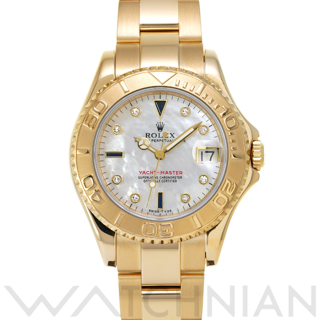 ROLEX(ロレックス)の中古 ロレックス ROLEX 68628NGS T番(1996年頃製造) ホワイトシェル /ダイヤモンド/サファイア ユニセックス 腕時計 レディースのファッション小物(腕時計)の商品写真
