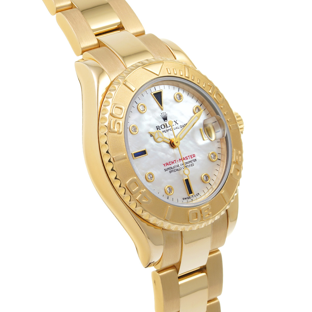 ROLEX(ロレックス)の中古 ロレックス ROLEX 68628NGS T番(1996年頃製造) ホワイトシェル /ダイヤモンド/サファイア ユニセックス 腕時計 レディースのファッション小物(腕時計)の商品写真