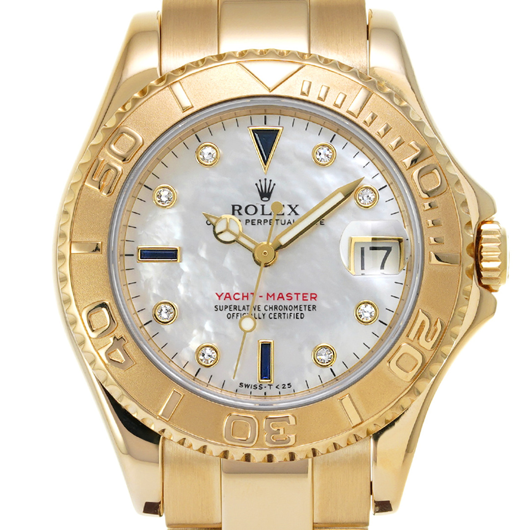 ROLEX(ロレックス)の中古 ロレックス ROLEX 68628NGS T番(1996年頃製造) ホワイトシェル /ダイヤモンド/サファイア ユニセックス 腕時計 レディースのファッション小物(腕時計)の商品写真