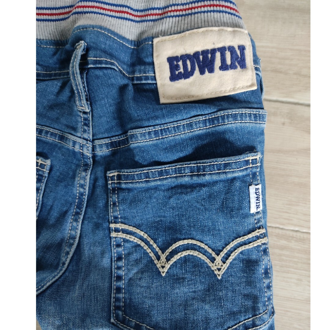 EDWIN(エドウィン)のEDWIN　キッズ　子供　ジーンズ　デニム キッズ/ベビー/マタニティのキッズ服男の子用(90cm~)(パンツ/スパッツ)の商品写真