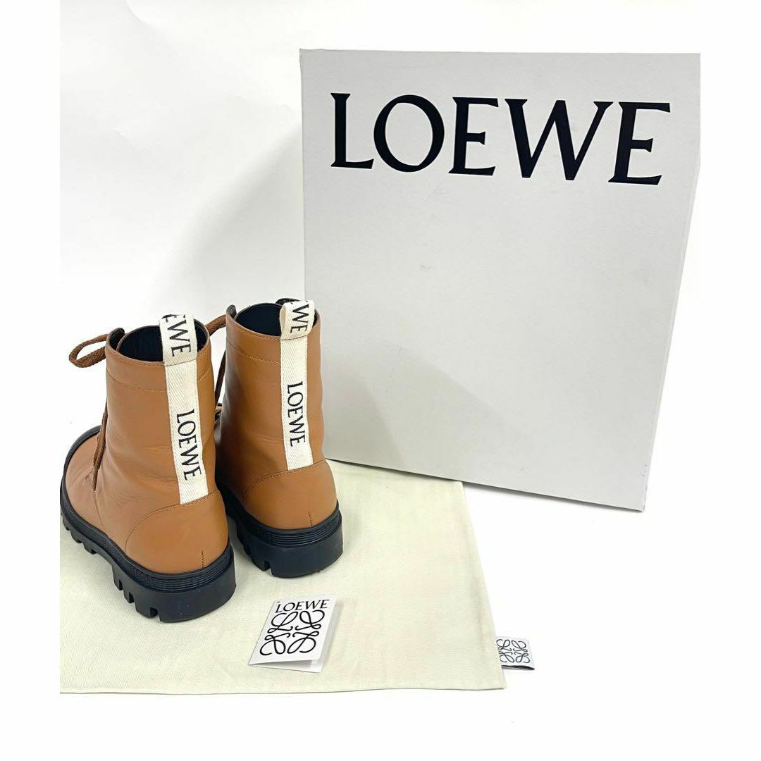 LOEWE♡ロエベ コンバットブーツ タン 37 23.5-24cm LOEWE♡ロエベ コンバットブーツ タン 37 23.5-24cm