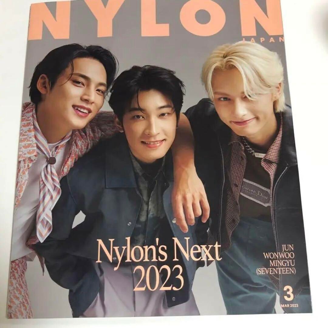 SEVENTEEN(セブンティーン)の新品 NYLON JAPAN ナイロンジャパン ジュン ウォヌ ミンギュ セブチ エンタメ/ホビーの雑誌(アート/エンタメ/ホビー)の商品写真