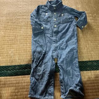 ベビーギャップ(babyGAP)のベビーギャップ　デニム風ロンパース90(その他)