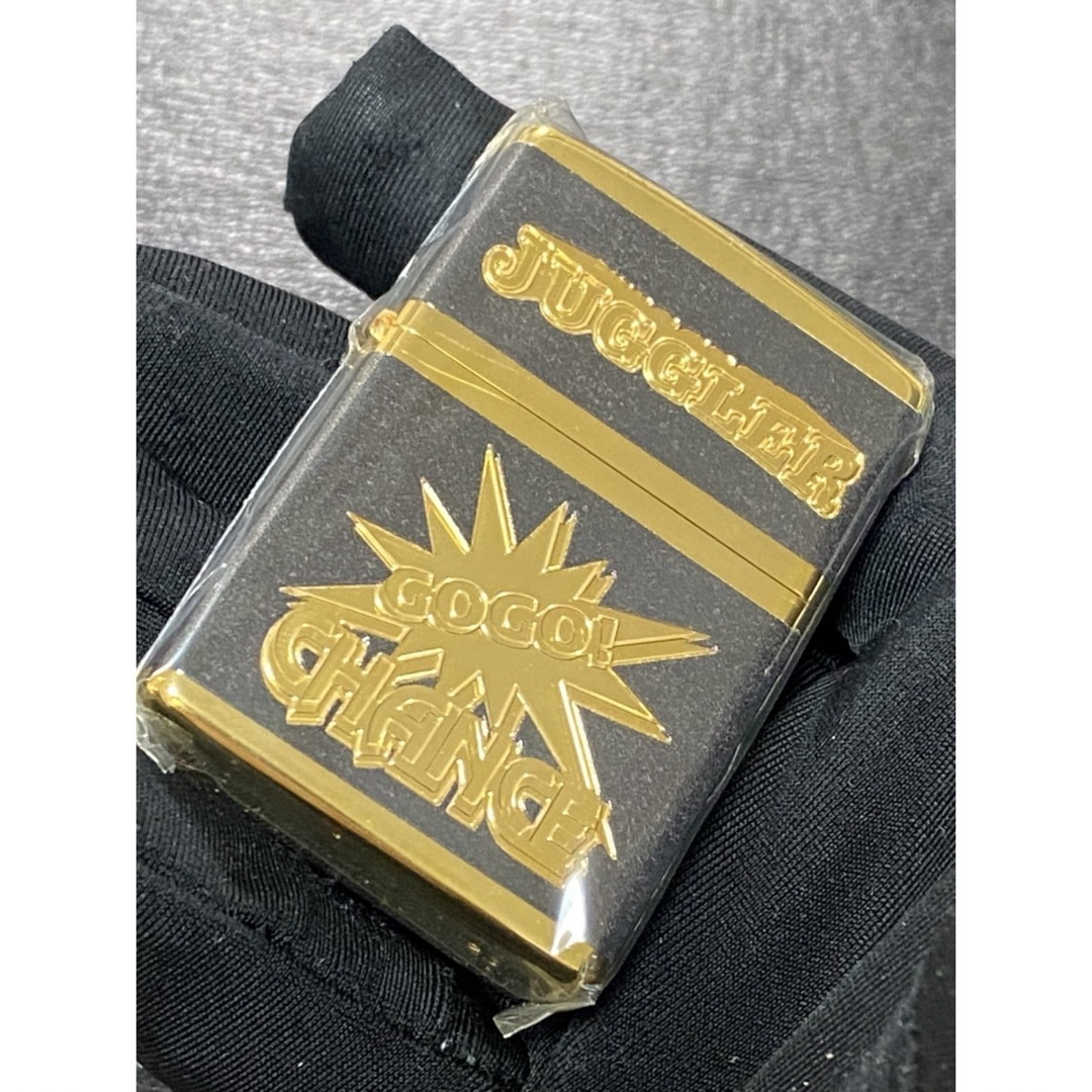 zippo ジャグラー ゴールド 特殊加工 ブラック 希少モデル 2023年製 エンタメ/ホビーのテーブルゲーム/ホビー(パチンコ/パチスロ)の商品写真