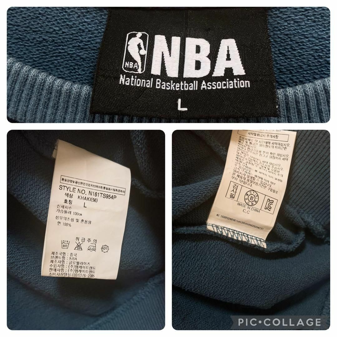 NBA エヌビーエー スウェット L アメカジ ストリート 古着 メンズのトップス(スウェット)の商品写真