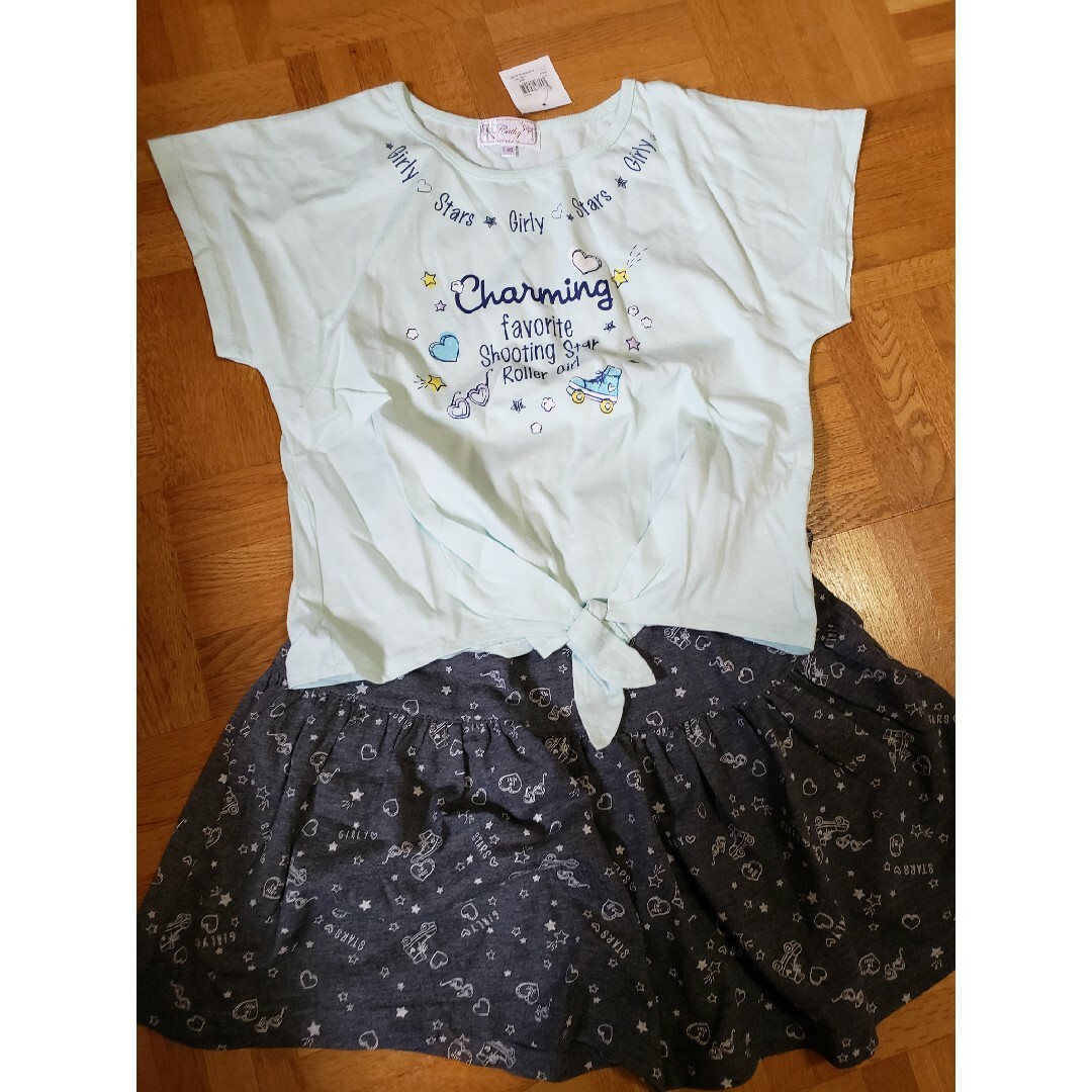 motherways(マザウェイズ)のマザウェイズ  140  セットアップ キッズ/ベビー/マタニティのキッズ服女の子用(90cm~)(Tシャツ/カットソー)の商品写真