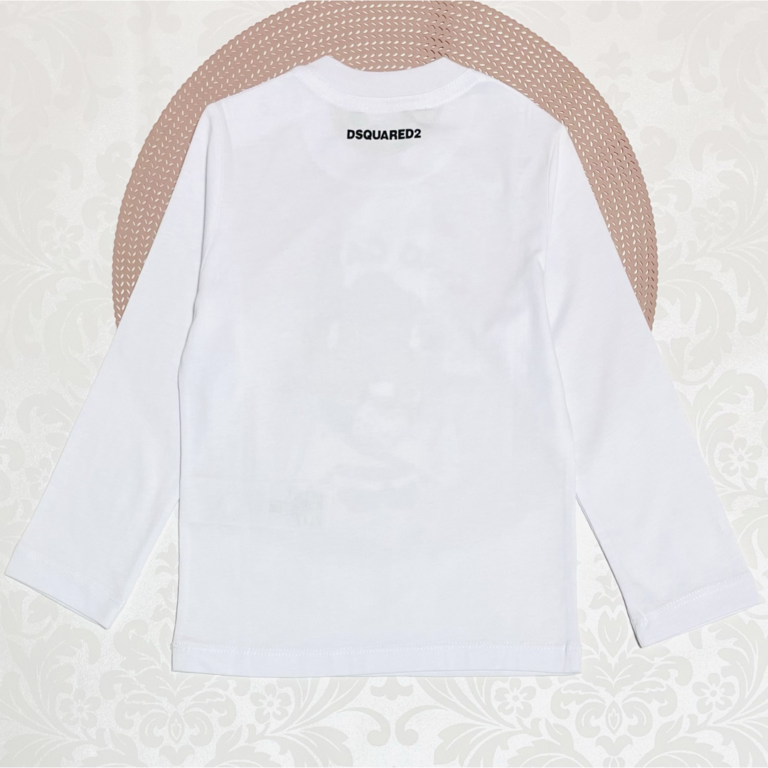 DSQUARED2(ディースクエアード)のDSQUARED2 ディースクエアード チロ 長袖Tシャツ ロンT 36M 新品 キッズ/ベビー/マタニティのキッズ服男の子用(90cm~)(Tシャツ/カットソー)の商品写真