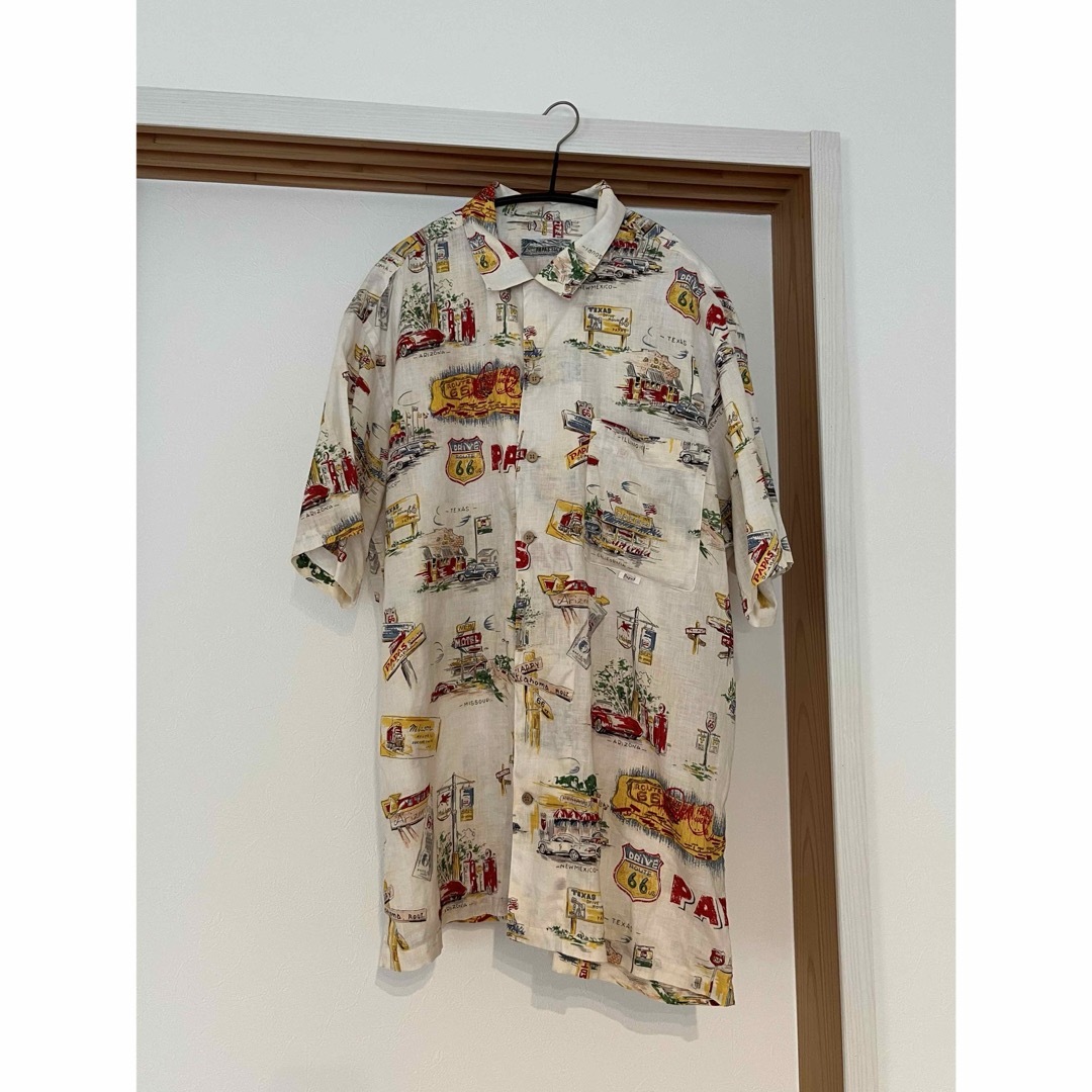 Mamas & Papas(ママスアンドパパス)のパパス　半袖シャツ　サイズＬ メンズのトップス(Tシャツ/カットソー(半袖/袖なし))の商品写真