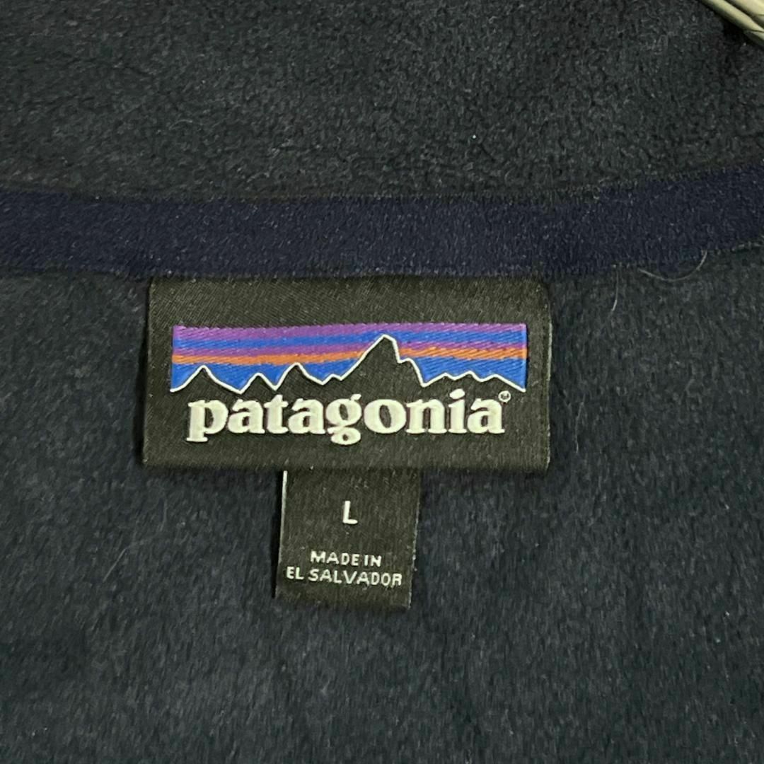 patagonia(パタゴニア)のパタゴニア ハーフジップフリース ロゴタグ ネイビー 薄手 レディースi72 レディースのトップス(トレーナー/スウェット)の商品写真