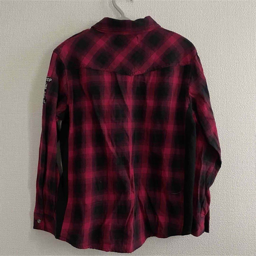 PROJACKチェックシャツ140サイズ キッズ/ベビー/マタニティのキッズ服男の子用(90cm~)(ブラウス)の商品写真