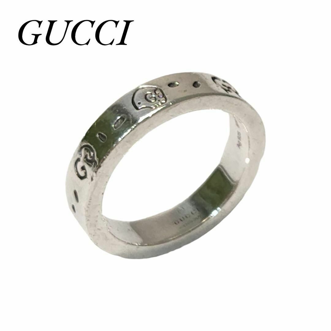 Gucci(グッチ)のGUCCI　グッチ　ゴーストリング　刻印15 シルバー レディースのアクセサリー(リング(指輪))の商品写真