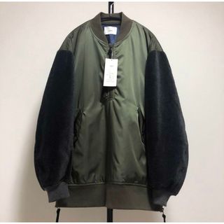 コモリ(COMOLI)の新品未使用　タグ付　nuterm　PULLOVER BOMBER JACKET (ミリタリージャケット)