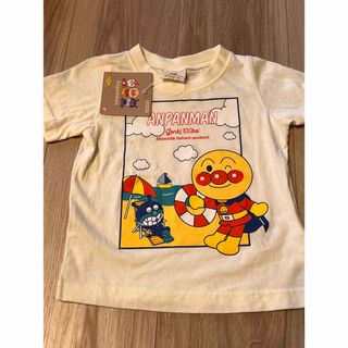 【新品未使用品】アンパンマン半袖tシャツ 80サイズ 11kg 1〜2歳　白色