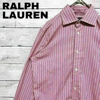 ラルフローレン(Ralph Lauren)の53j 春夏 ラルフローレン SLIMFIT ストライプ長袖シャツ レディース(シャツ/ブラウス(長袖/七分))