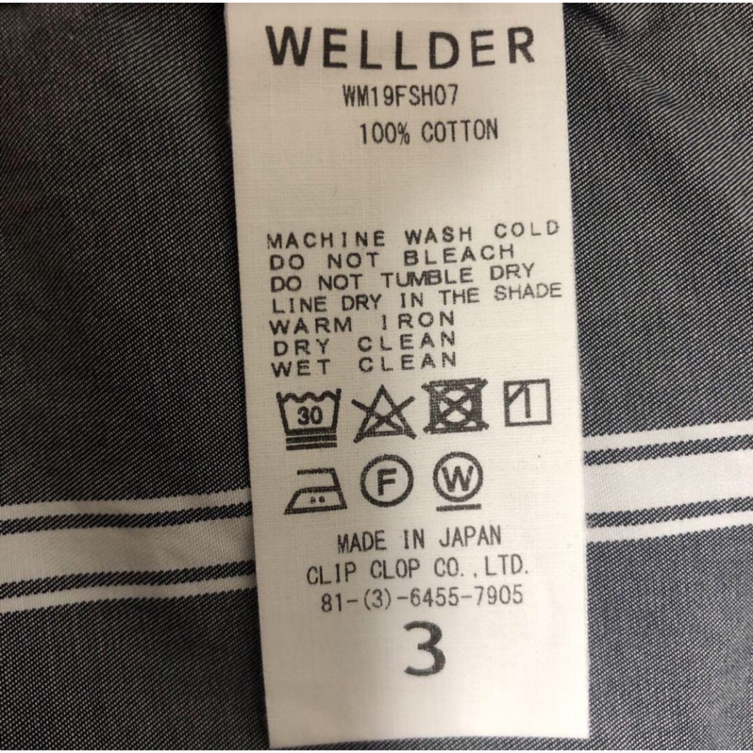 COMOLI(コモリ)の新品未使用　タグ付　WELLDER　HALF ZIP  SHIRTS  メンズのトップス(シャツ)の商品写真