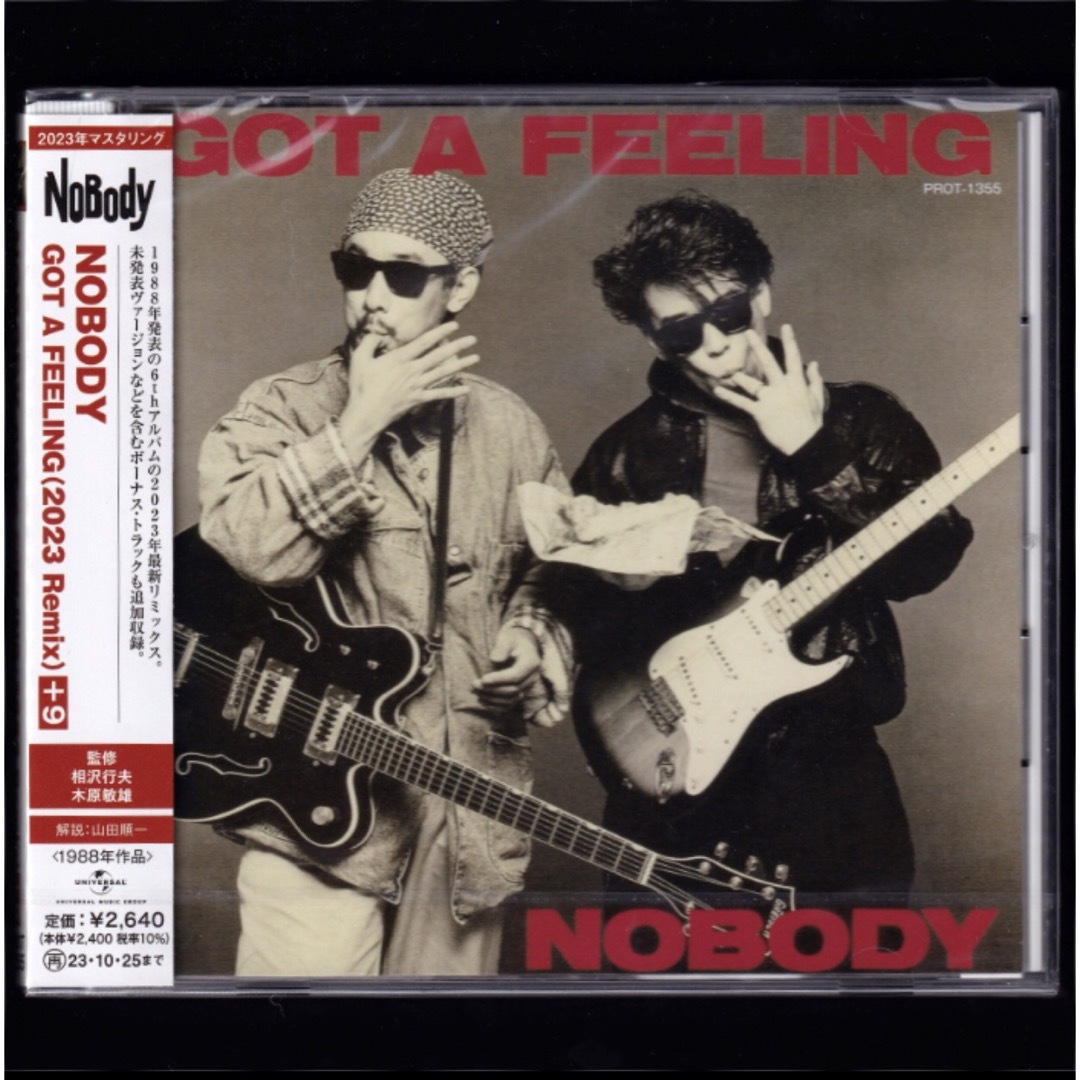 【新品】NOBODY GOT A FEELING (+9)/CD/ノーバディ エンタメ/ホビーのCD(ポップス/ロック(邦楽))の商品写真