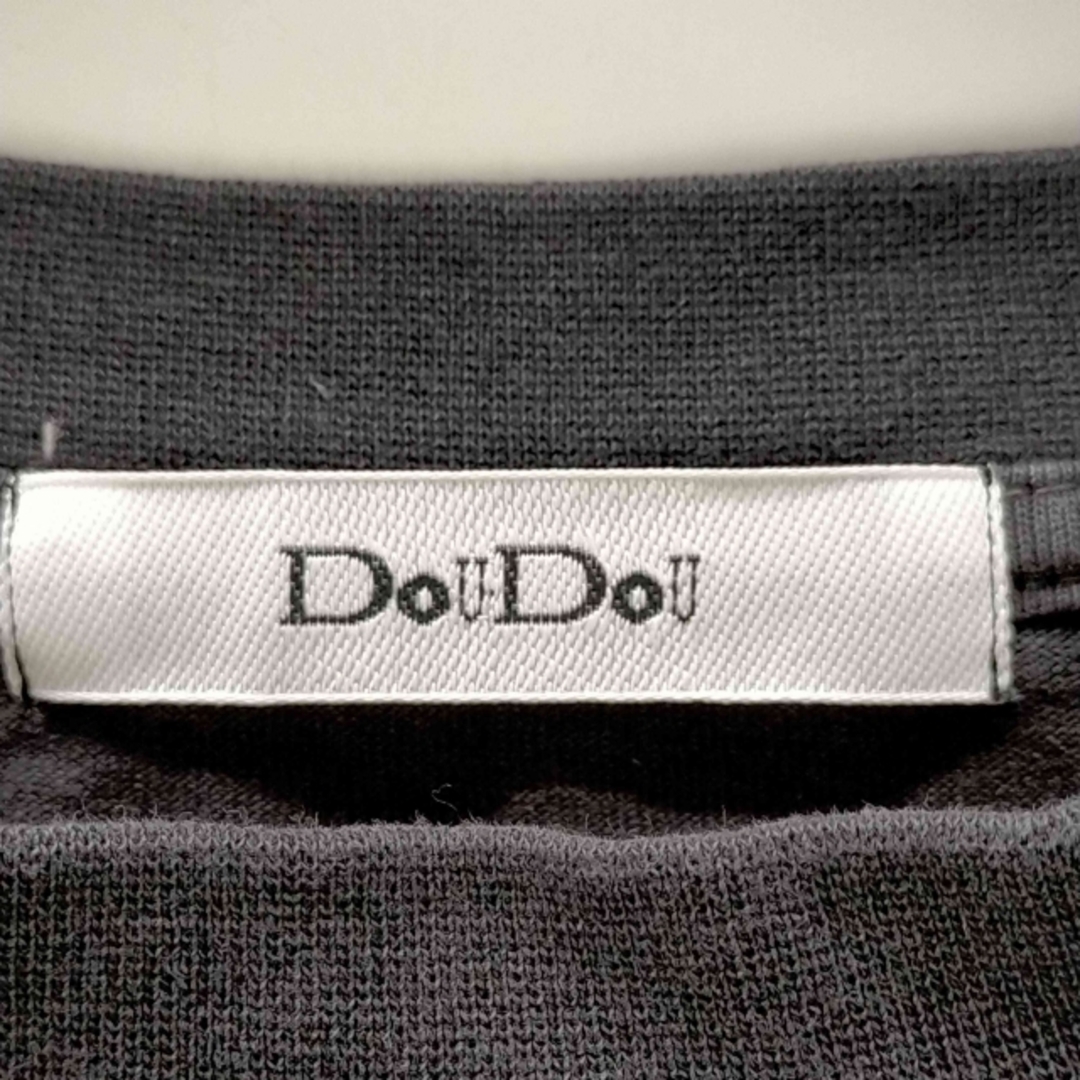 DouDou(ドゥドゥ)のDouDou(ドゥドゥ) 22SS パールロゴフロッキートップス レディース レディースのトップス(トレーナー/スウェット)の商品写真