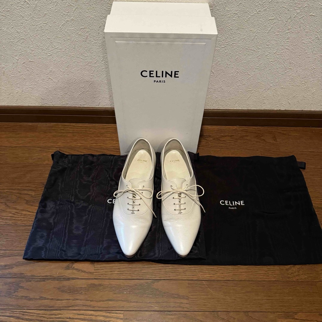 celine(セリーヌ)の20SS  CELINE JACNO  セリーヌ　ジャクノ　ホワイト　白 メンズの靴/シューズ(ドレス/ビジネス)の商品写真