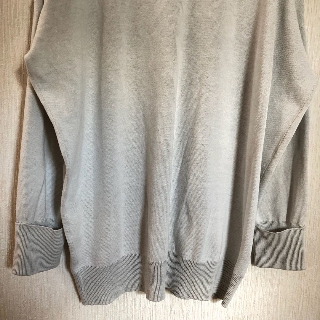 SHOO・LA・RUE(シューラルー)のSHOOLARUE セーター ニット 薄水色 アクリル コットン Lサイズ レディースのトップス(ニット/セーター)の商品写真