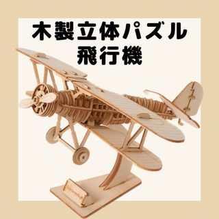 木製 DIY 模型組立　ウッドクラフトキット　飛行機　知育　夏休み　自由研究(知育玩具)