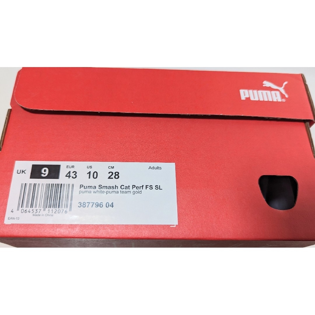 PUMA(プーマ)のPUMA プーマ スマッシュキャット パーフFS SL白×ゴールド　28cm メンズの靴/シューズ(スニーカー)の商品写真